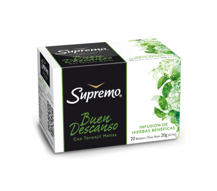 TE SUPREMO BUEN DESCANSO X 20 SAQUITOS