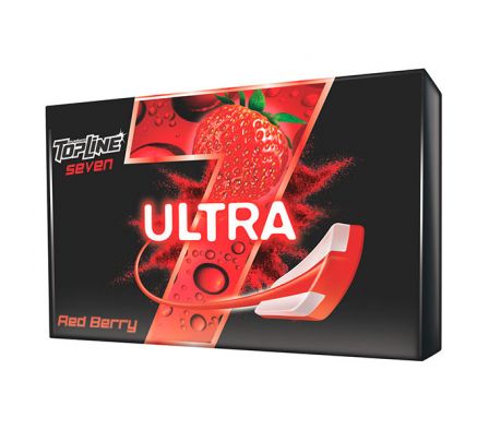 CHICLE TOPLINE 7 ULTRA RBERRY 24 GR
