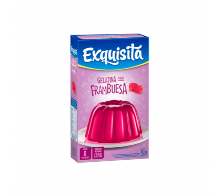 GELATINA EXQUISITA FRAMBUESA 40 GR