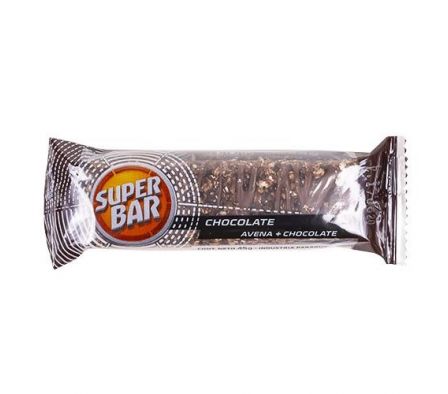 BARRITA CEREAL SUPERBAR CHOCOLOTE Y AVENA 45 GR