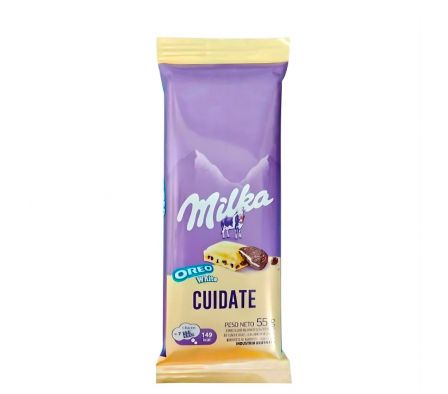 CHOCOLATE MILKA OREO BLANCO 55 GR
