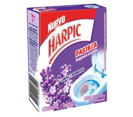 PASTILLA INODORO HARPIC LAVANDA X 20 GR