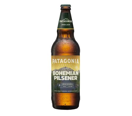 CERVEZA PATAGONIA BOHEMIAN PILSEN 730 CC