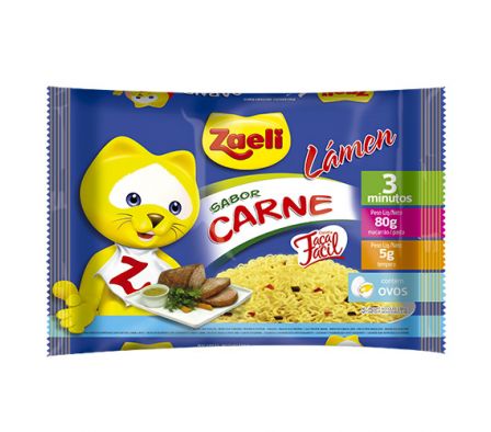 FIDEO INSTANTANEO ZAELI CARNE 80 GR