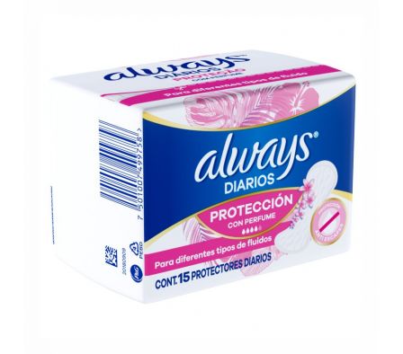 PROTECTOR DIARIO ALWAYS 15 UNIDADES
