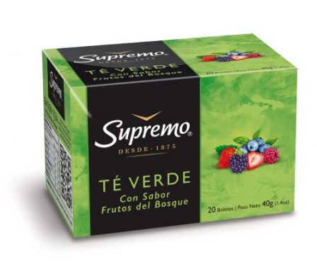 TE VERDE SUPREMO FRUTOS BOSQUE 20 SAQUITOS