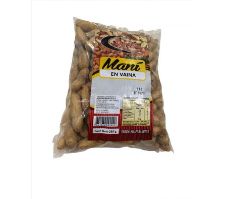 MANI AGROLI CON CASCARA 250 GR
