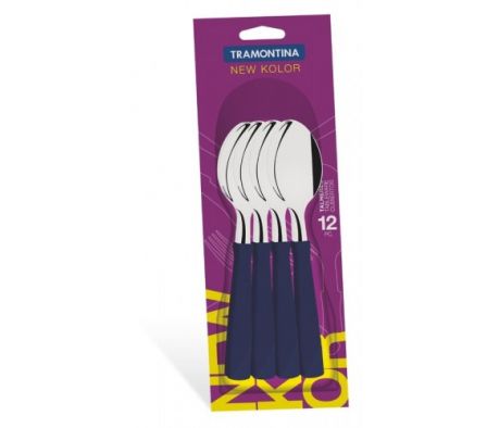 CUCHARA NKOLOR TRAMONT AZUL.12pz