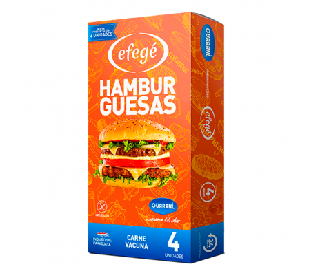 HAMBURGUESA EFEGE X 4 UNIDADES