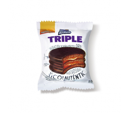 ALFAJOR PUNTA BALLENA TRIPLE CHOCO 60 GR