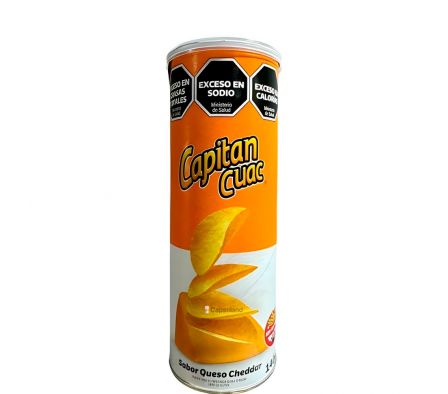 PAPA FRITA CAPITAN CUAC CHEDDAR 140 GR