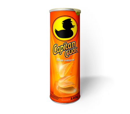 PAPA FRITA CAPITAN CUAC CHEDDAR 140 GR