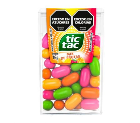 CARAMELO TIC TAC MIX DE FRUTAS