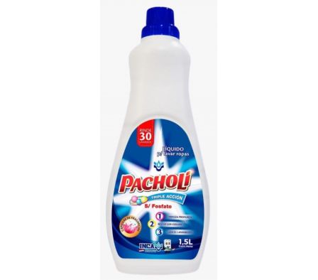 JABON LIQUIDO PACHOLI TRIPLE ACCION 1.5 LT