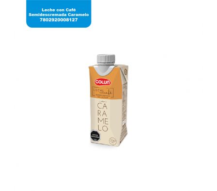 LECHE CON CAFE CARAMELO  SIN LACTOSA. COLUN