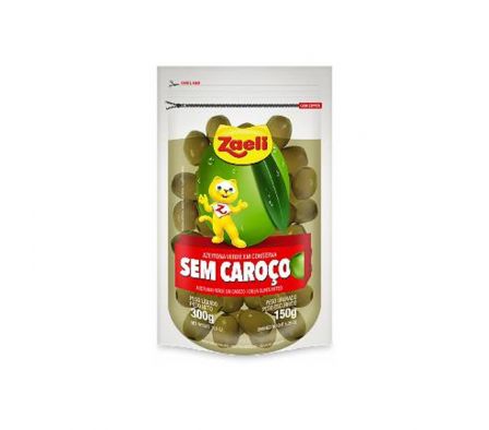 ACEITUNA VERDES ZAELI S/CAR.300gr DP