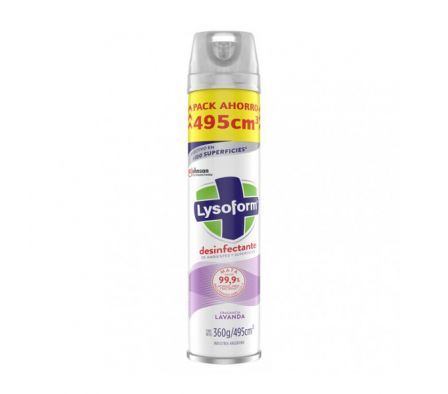 DESINFECTANTE LYSOFORM LAVANDA 495ml AER.