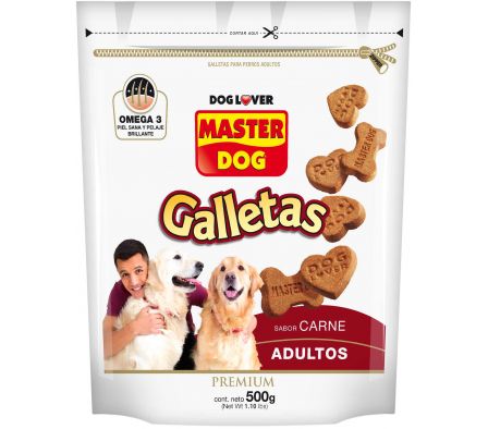 ALIM.PERRO MASTER DOG GAL.CARNE 500gr ADULTO