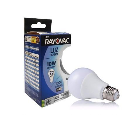 FOCOS  RAYOVAC LED 10W BLANCA