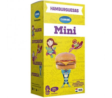 MINI HAMBURGUESA GUARANI 12 UNID