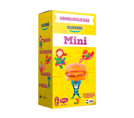 MINI HAMBURGUESA GUARANI 12 UNID