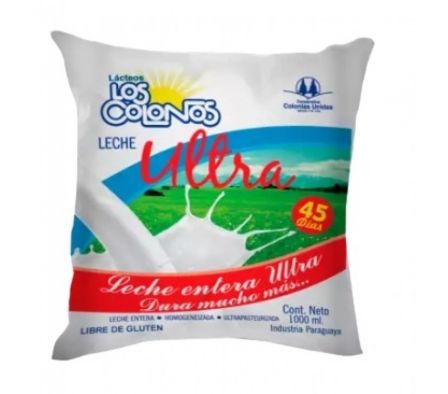 LECHE SACHET ENT ULTRA 1/2L LOS COLONOS