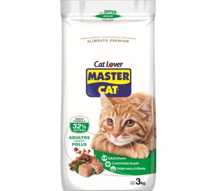 ALIM.MASTER CAT POLLO CARNE LECHE 3kg