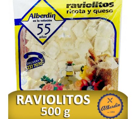 RAVIOLITOS RICOTA/QUESO 500GR ALBERDIN