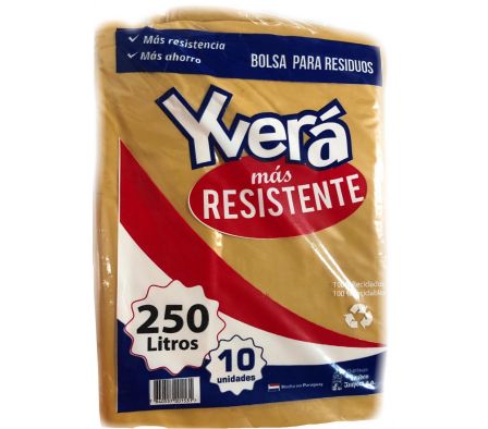 BOLSA RESIDUOS YVERA REFORZADO 250Lt.