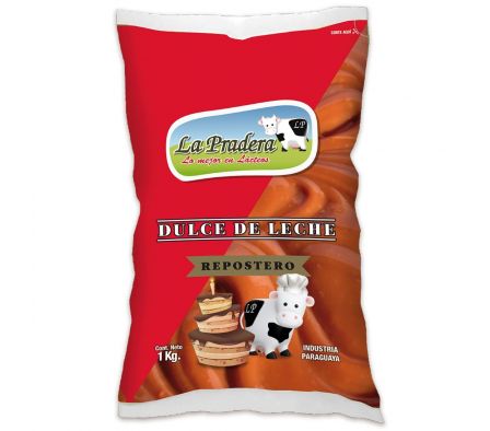 DULCE DE LECHE REP. SACHET 1KG LA PRADERA