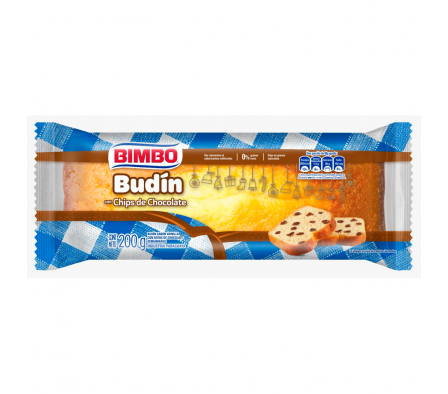 BUDIN BIMBO CHIPS CHOCOLATE 200gr