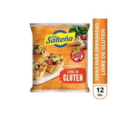 TAPA EMPANADA SIN TACC LA SALTEÑA 12 UNID