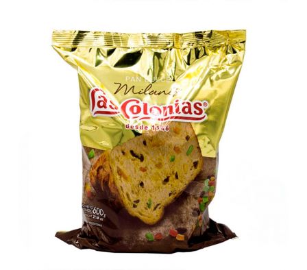 PAN DULCE C/FRUTA LAS COLONIAS 600gr