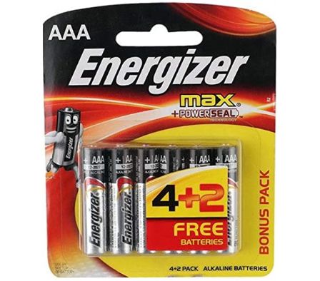 PILA ALCAL.ENERGIZER AAA PAG 4 LLEV 6