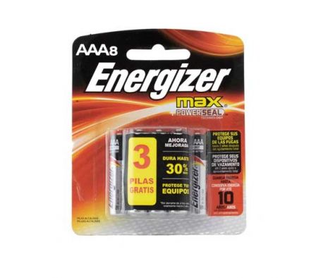 PILA ALCAL.ENERGIZER AAA PAG 5 LLEV 8