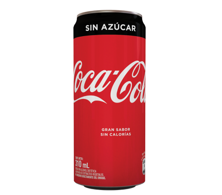 GASEOSA COCA COLA S/AZUCAR LATA 310ml