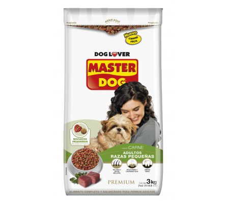ALIM P/ PERRO MASTER DOG ADULTO RAZAS PEQ 3KG