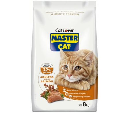 ALIM P/ GATO MASTER CAT ADULTO SALMON 8KG