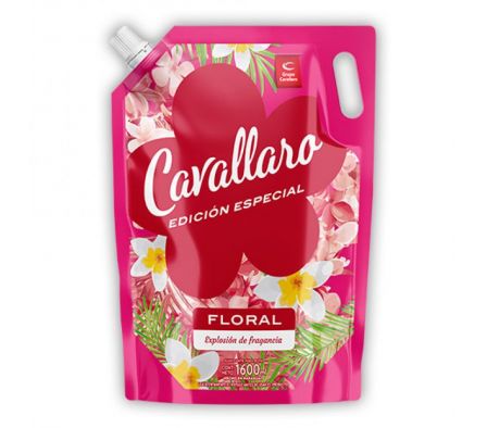 SUAVIZANTE FLORAL 1600ML  CAVALLARO 