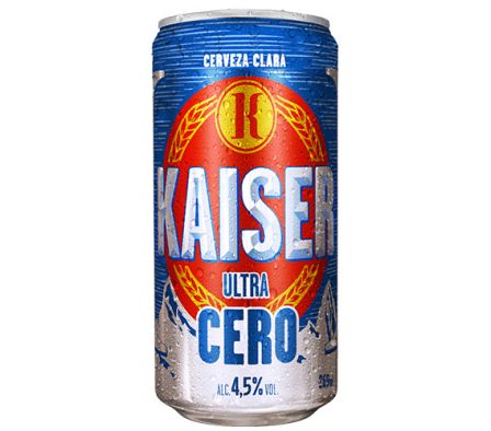 CERVEZA KAISER ULTRA CERO 269ml LATA