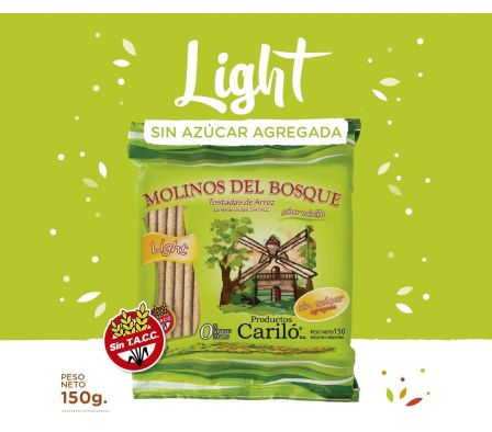 GALLETA DE ARROZ LIGHT M.BOSQUE 150gr
