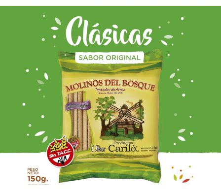 GALLETA DE ARROZ ORIGINAL M.BOSQUE 150gr