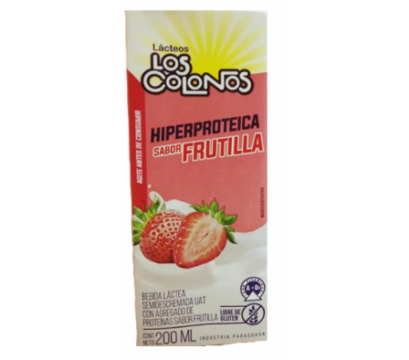 BEBIDA UHT HIPERPROTEICA 200 ML FRUTILLA