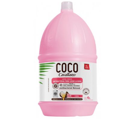 JABON LIQ.COCO PURO FLORAL 4ts CAVALLARO