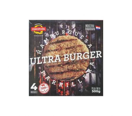 HAMB. PARRILL 4UNID ULTRA BURGUER 