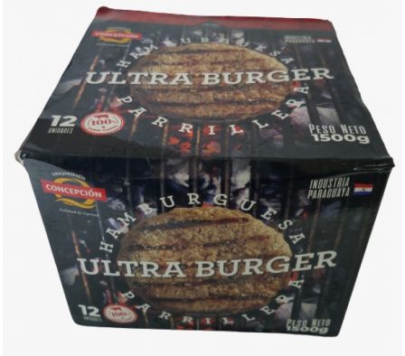 HAMB. PARRILLERA 12UNID ULTRA BURGUER 