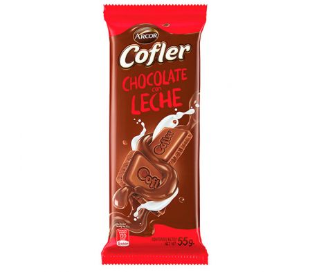CHOCOLATE LECHE COFLER ARCOR 55gr