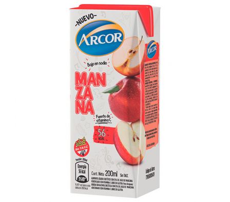 JUGO ARCOR MANZANA TETRA 200ml