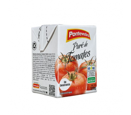 PURE TOMATE PONTEVEDRA 520gr TETRA