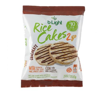 GALLETA ARROZ CHOCOLATE B-LIGHT 17gr